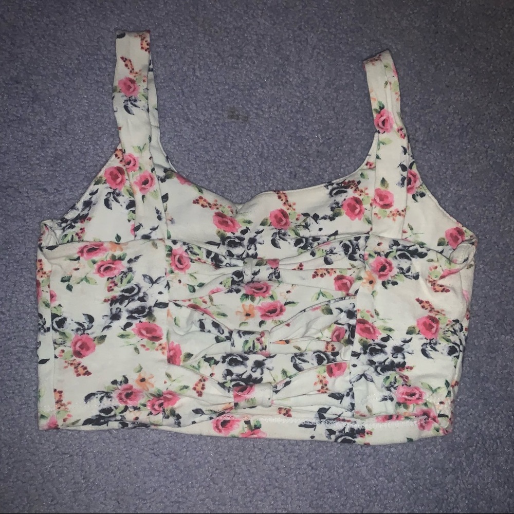 Floral tank top